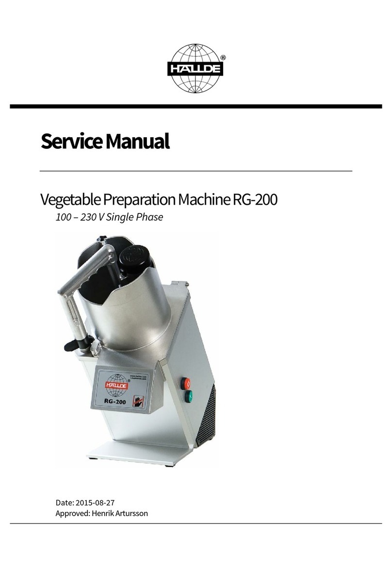 Hallde RG-200 Service manual