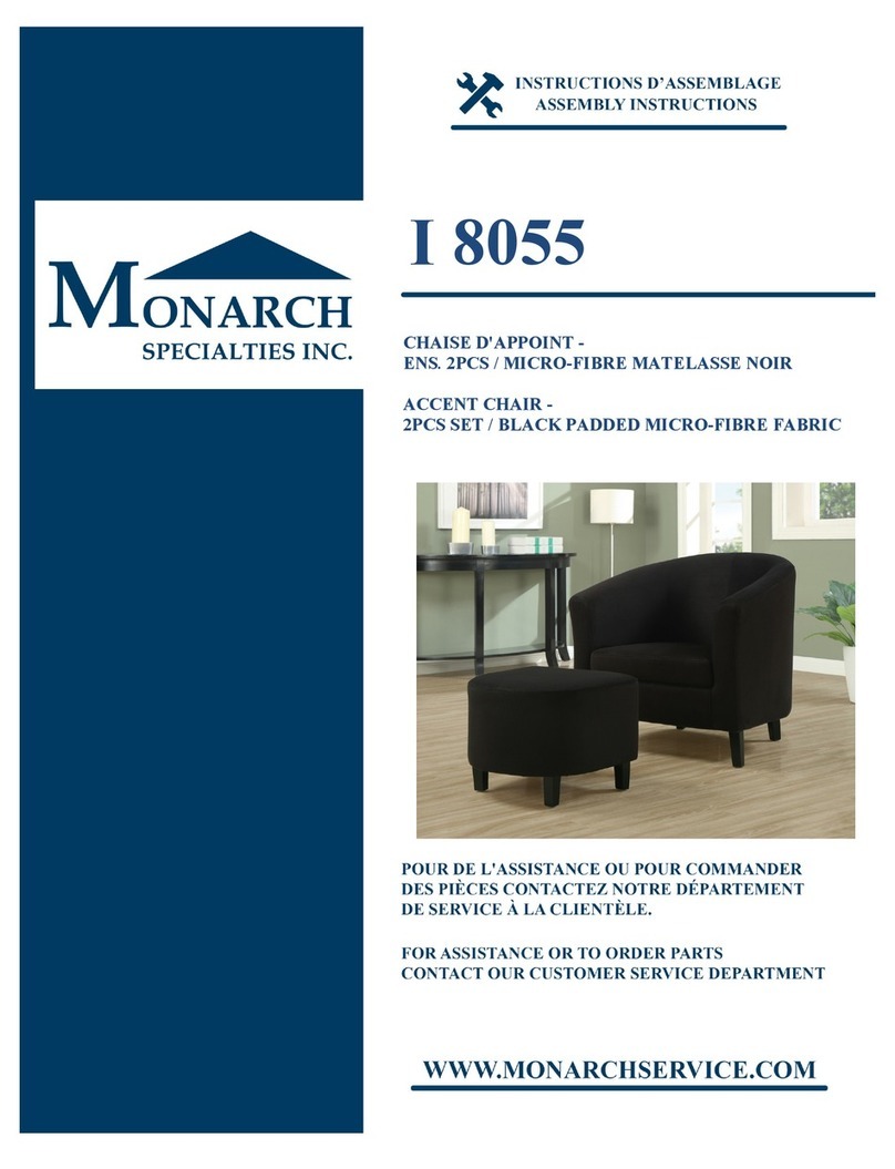 Monarch Specialties I 8055 User manual