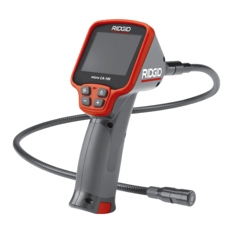 RIDGID micro CA-100 User manual