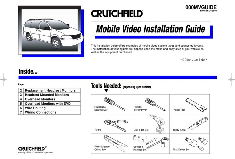Crutchfield 000MVGUIDE installation guide