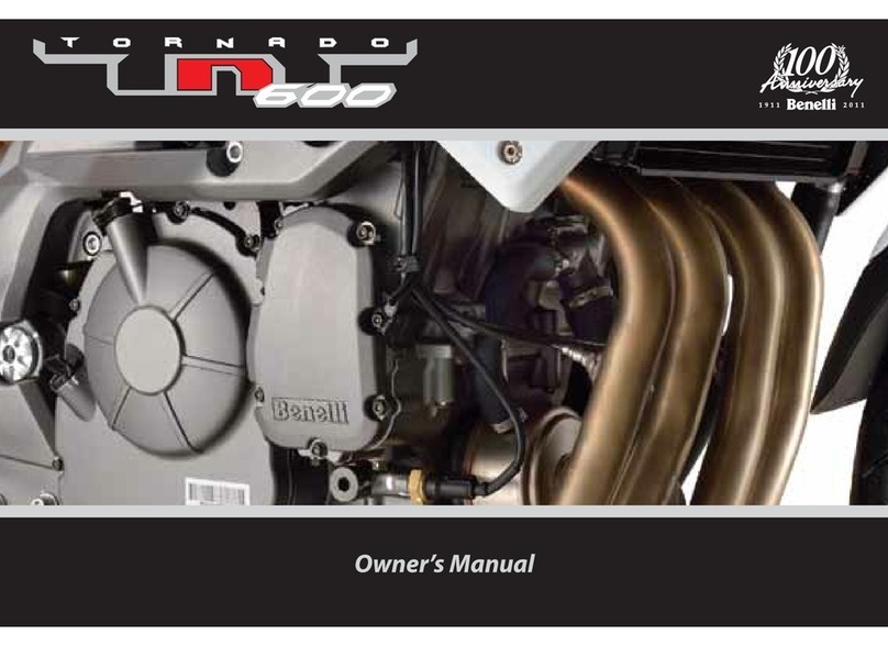 Benelli Tornado TNT600 User manual