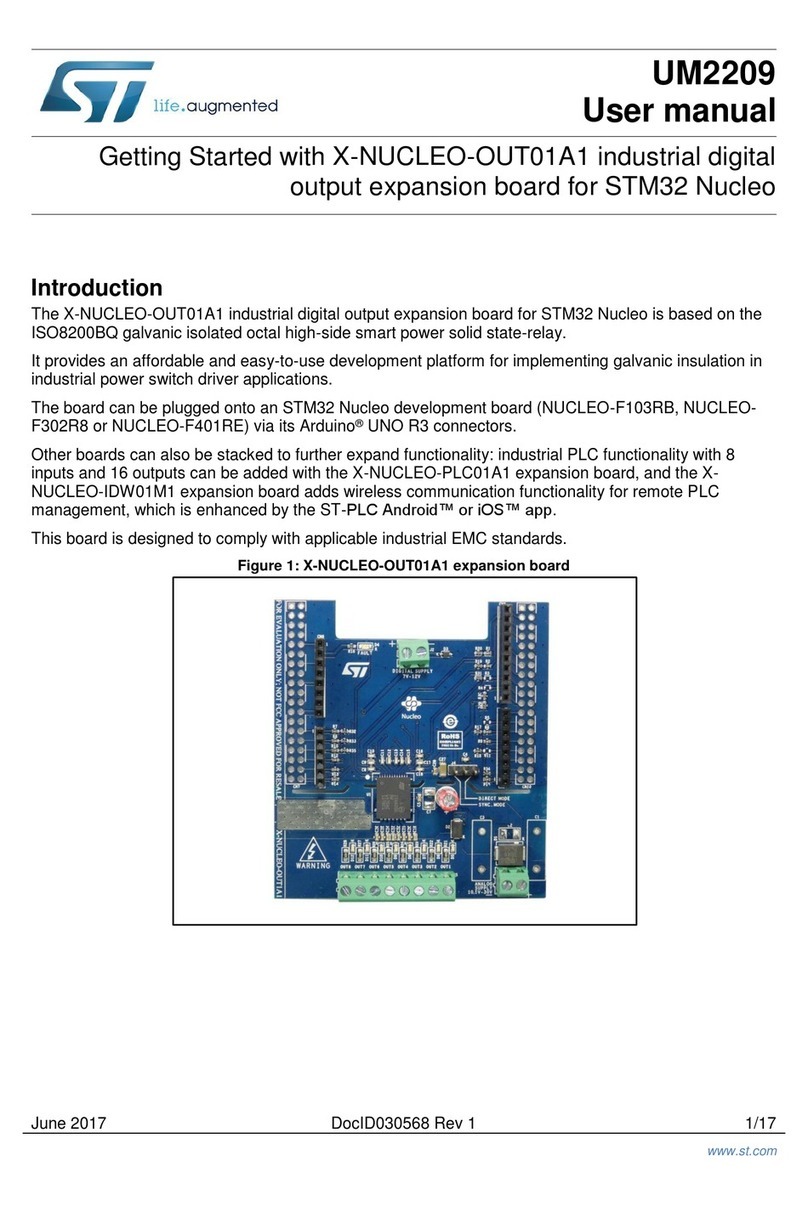 ST X-NUCLEO-OUT01A1 User manual
