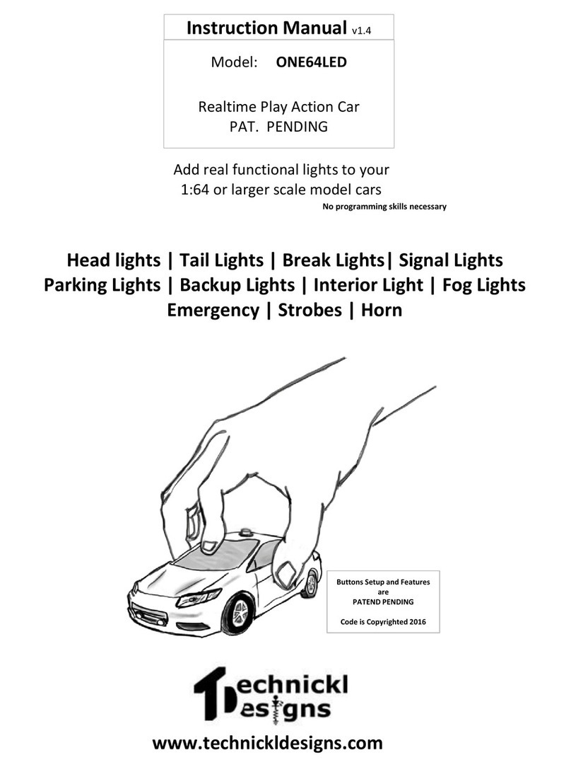 Technickl Designs ONE64LED instruction manual Technickl Designs ONE64LED instruction manual
