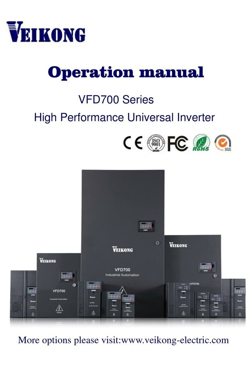 Veikong VFD700 Series Operation manual
