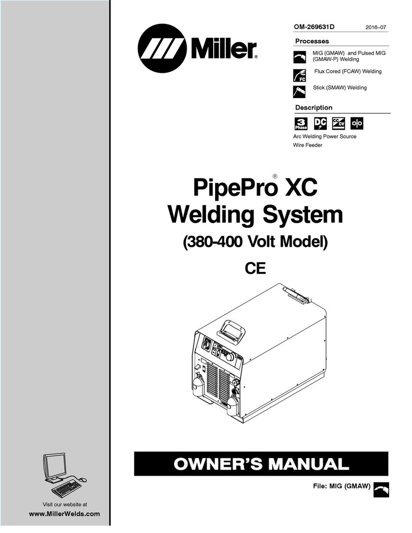Miller PipePro XC User manual