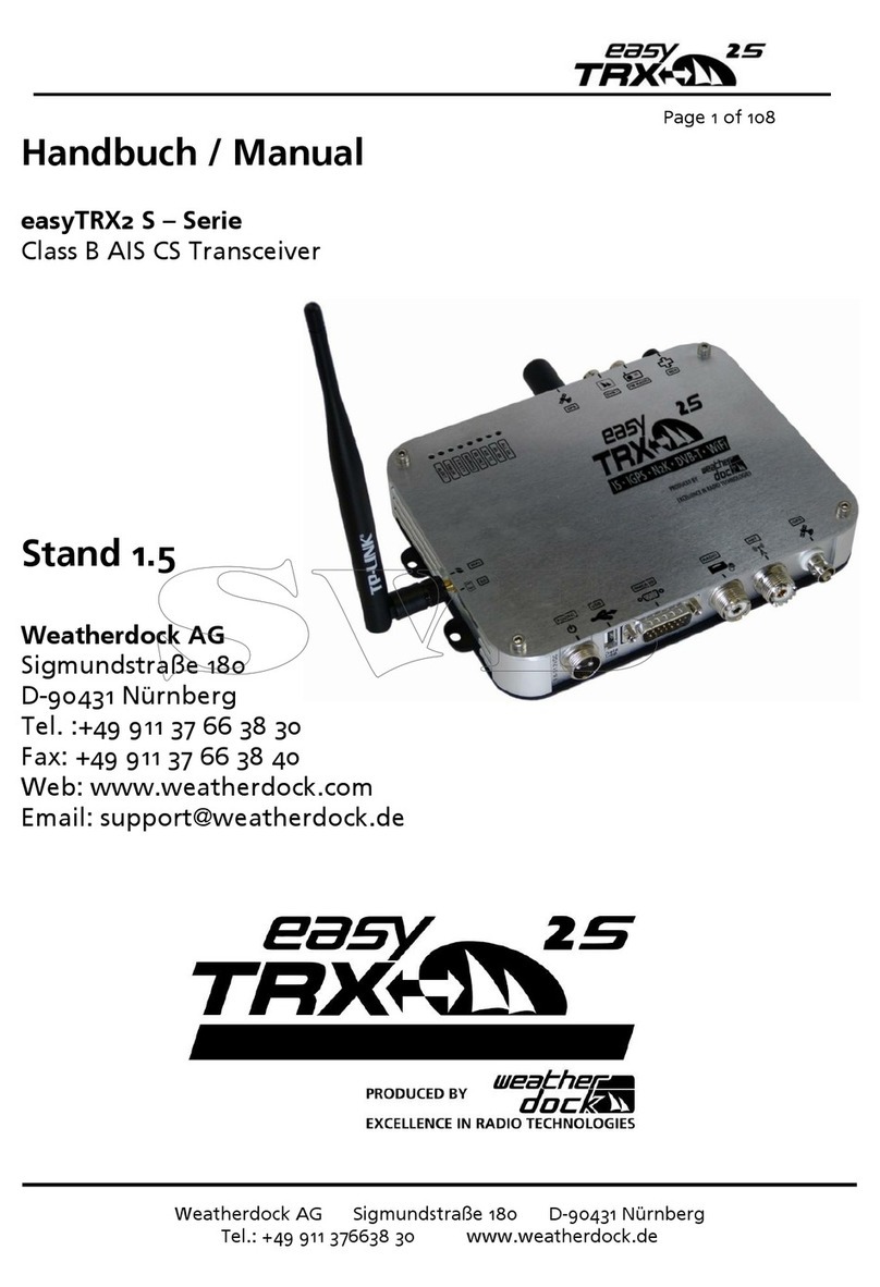Weatherdock easyTRX2 S series User manual