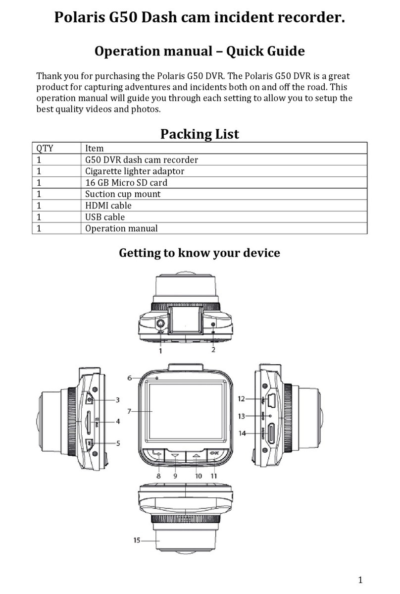 Polaris G50 Operation manual