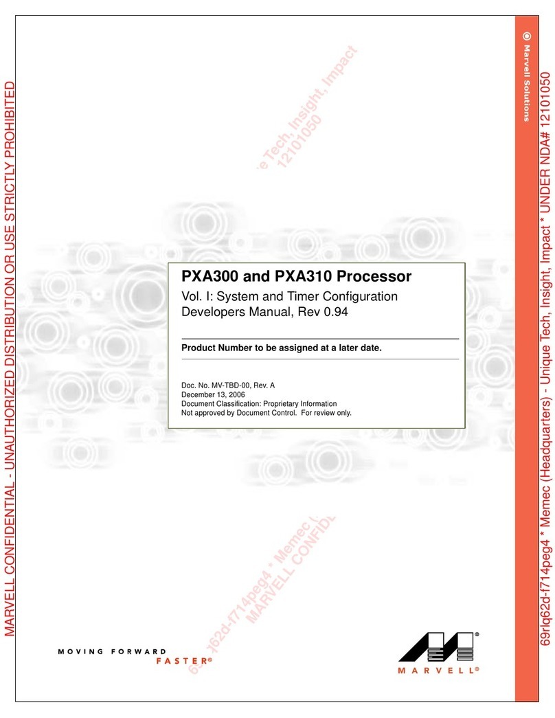 Marvell PXA310 Developer's manual