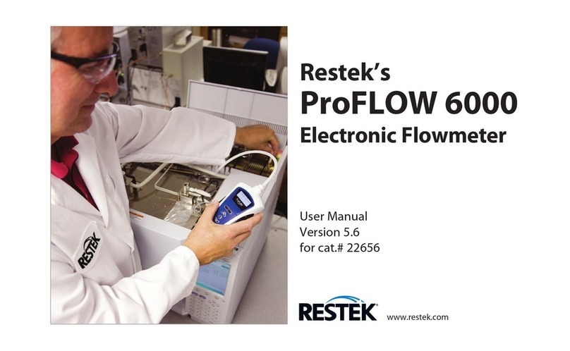Restek ProFLOW 6000 user manual Restek ProFLOW 6000 user manual