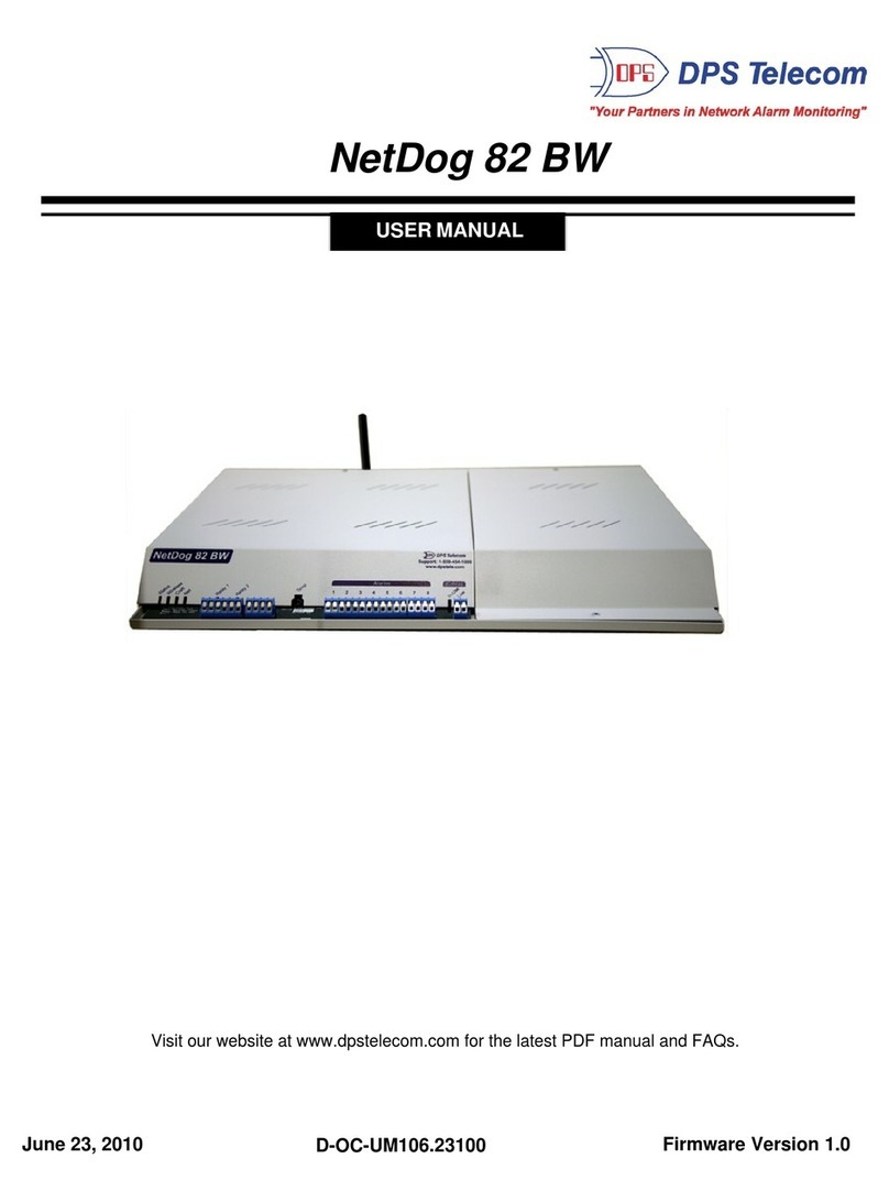 DPS Telecom NetDog 82 BW User manual