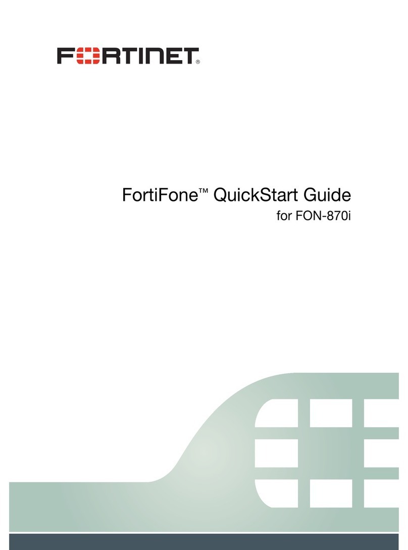Fortinet FortiFone FON-870i User manual