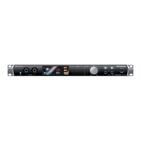 PRESONUS Quantum series owner's manual