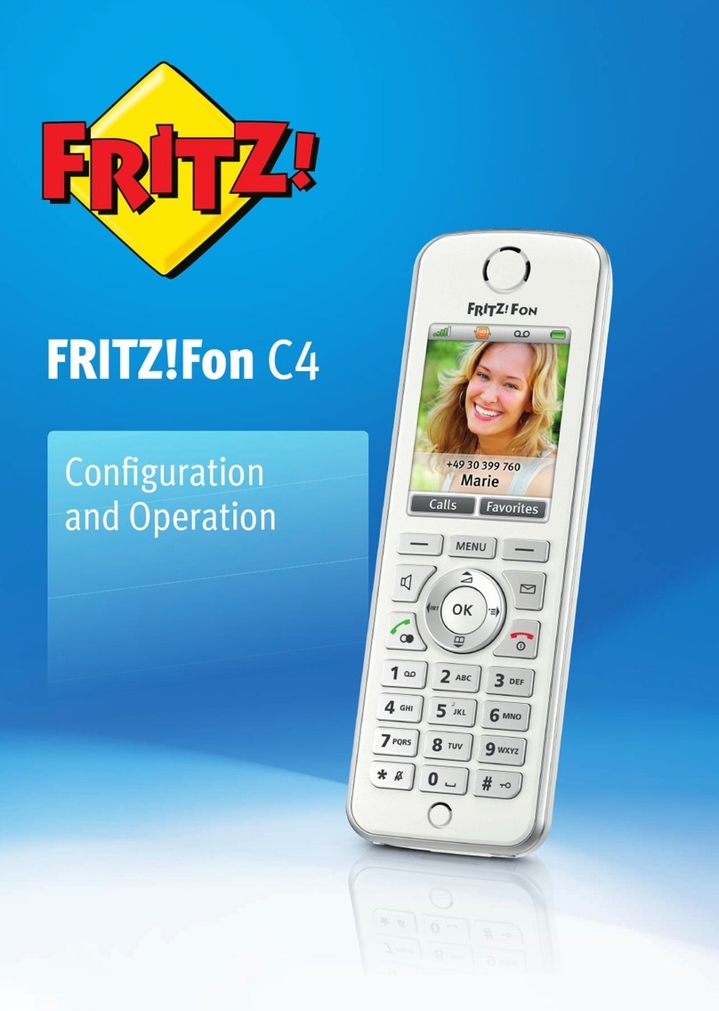 Fritz! Fon c4 Configuration and operation