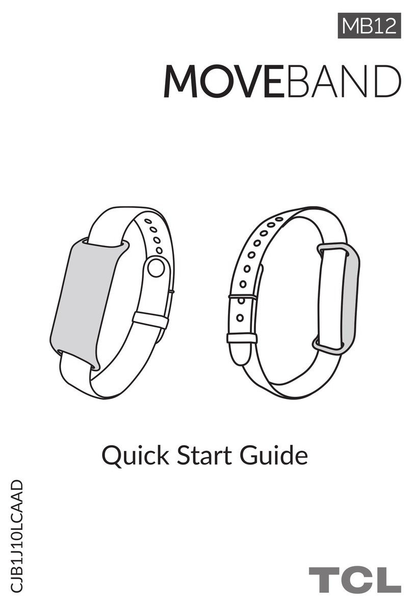 TCL MOVEBAND MB12 User manual