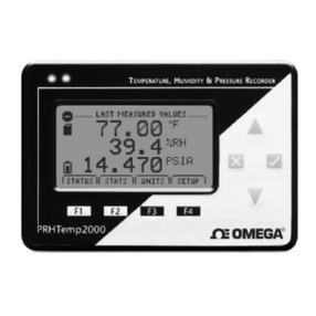 Omega OM-CP-PRHTEMP2000 User manual Omega OM-CP-PRHTEMP2000 User manual