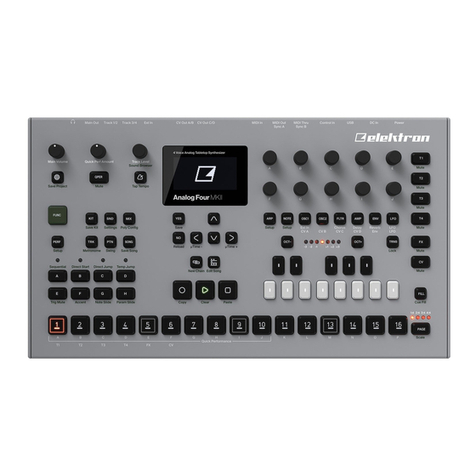 Elektron Analog Four MKII quick guide