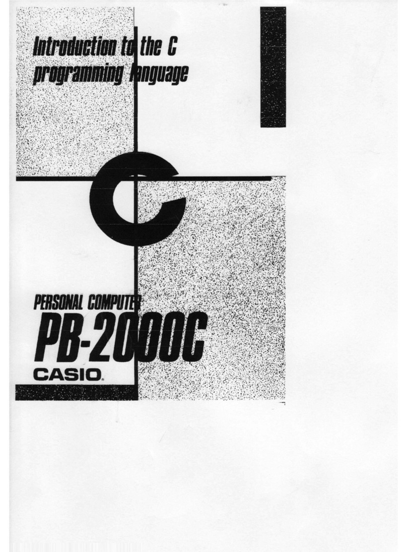 Casio PB-2000C User manual