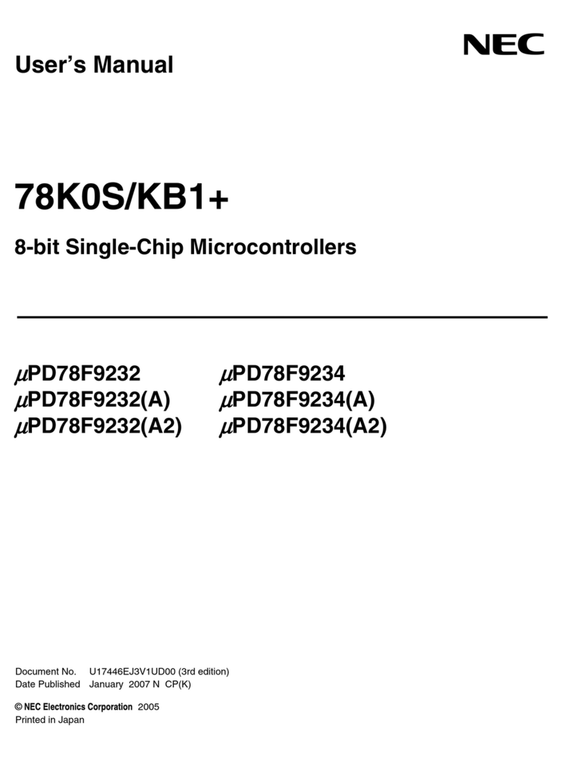 NEC 78K0S/KB1+ User manual