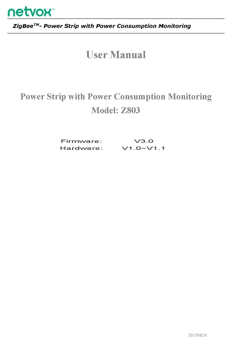 Netwox ZigBee Z803 user manual
