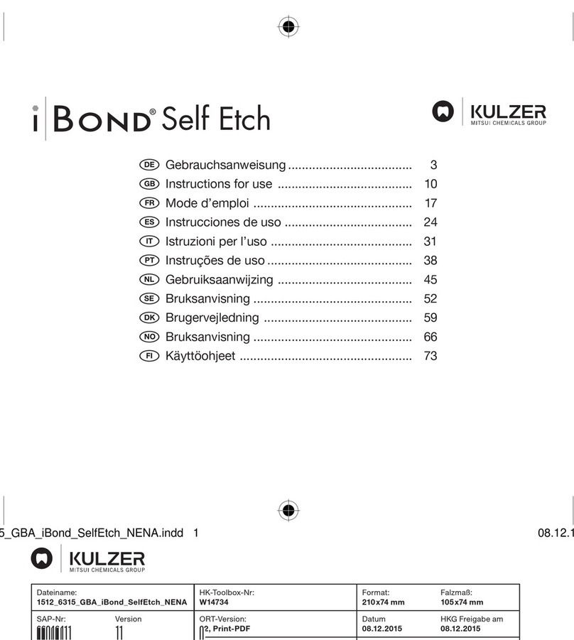 iBOND Self Etch Instructions for use