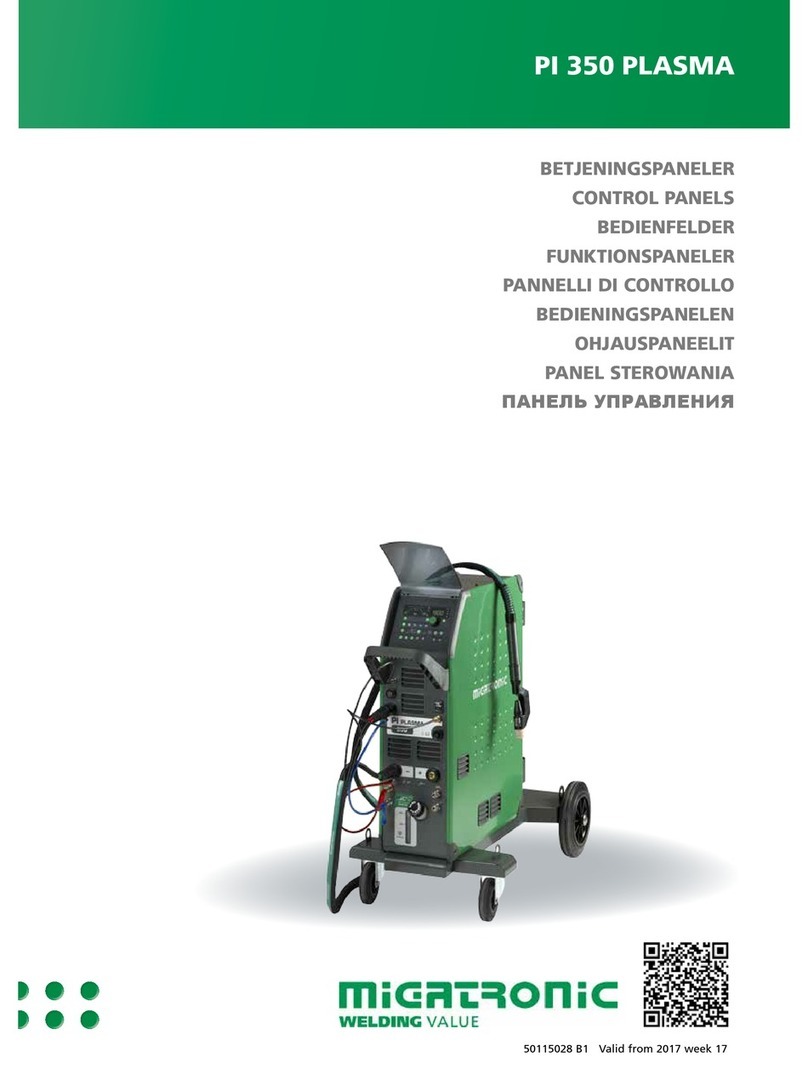 Migatronic PI 350 PLASMA manual