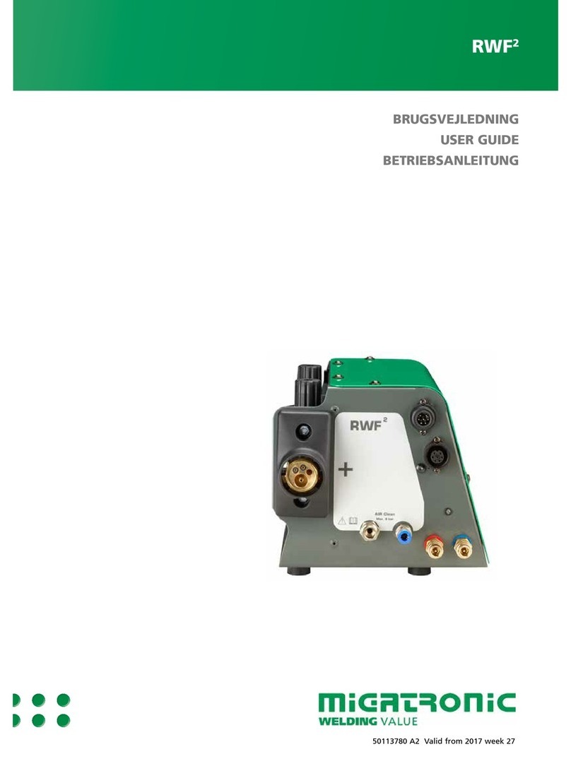 Migatronic RWF2 User manual