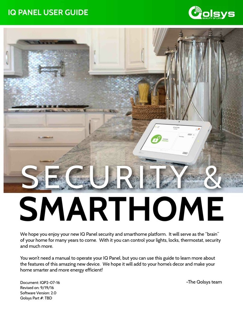 QOLSYS IQ PANEL User manual