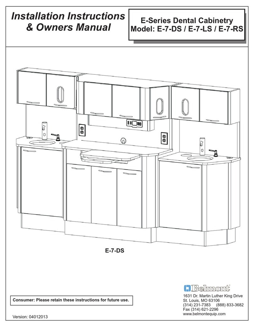 Belmont E-7-DS Installation instructions & owner's manual