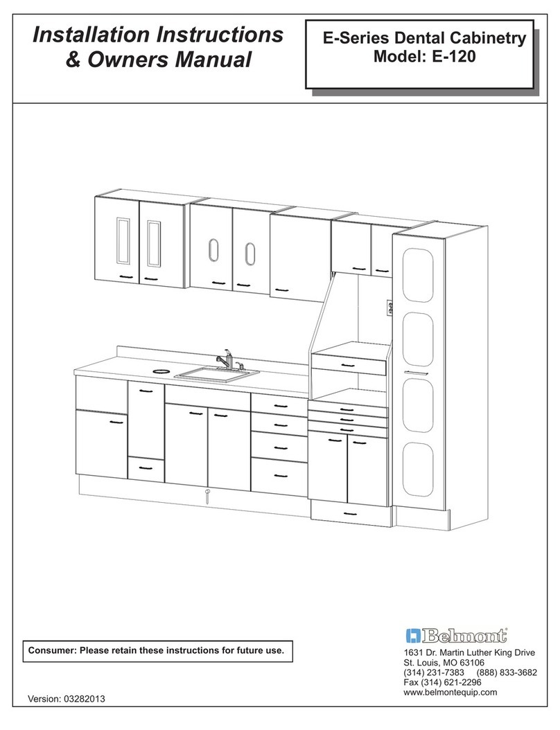 Belmont E-120 Installation instructions & owner's manual