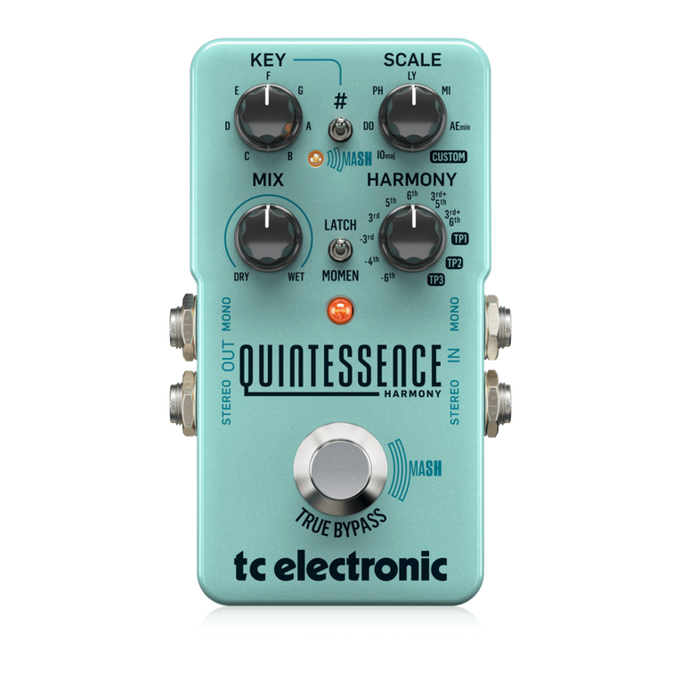 TC Electronic QUINTESSENCE HARMONIZER User manual