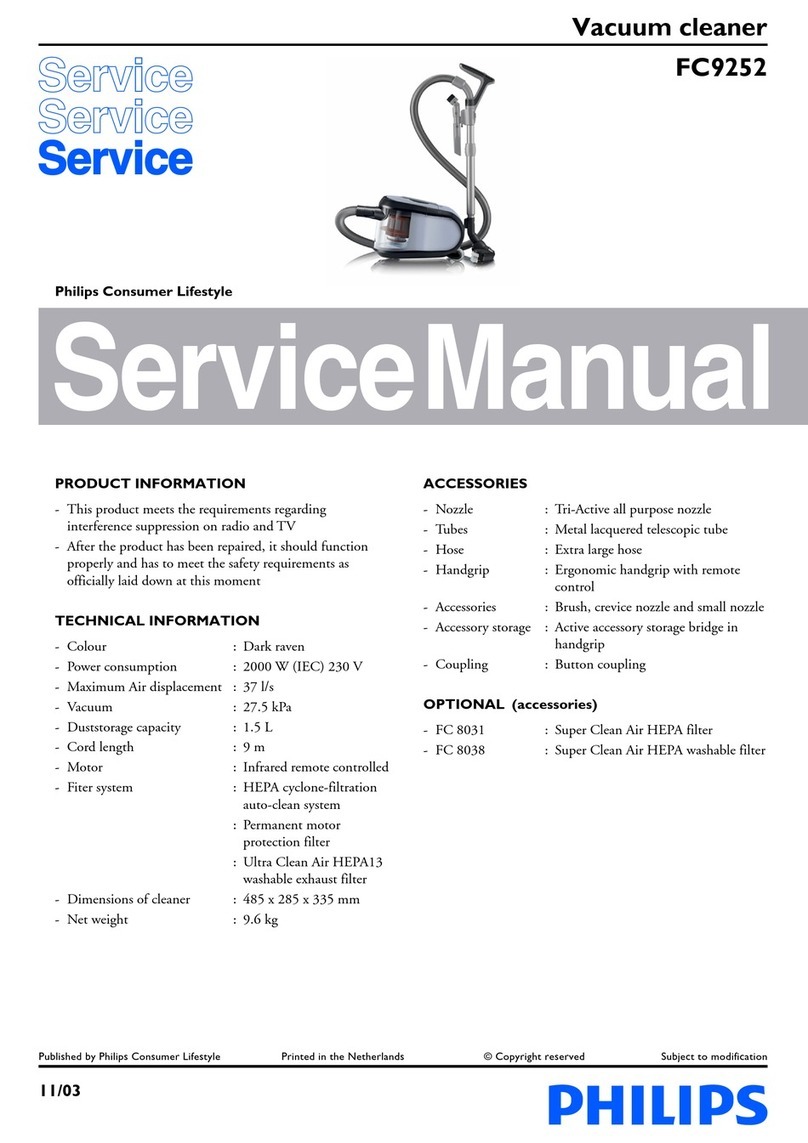 Philips FC9252 User manual