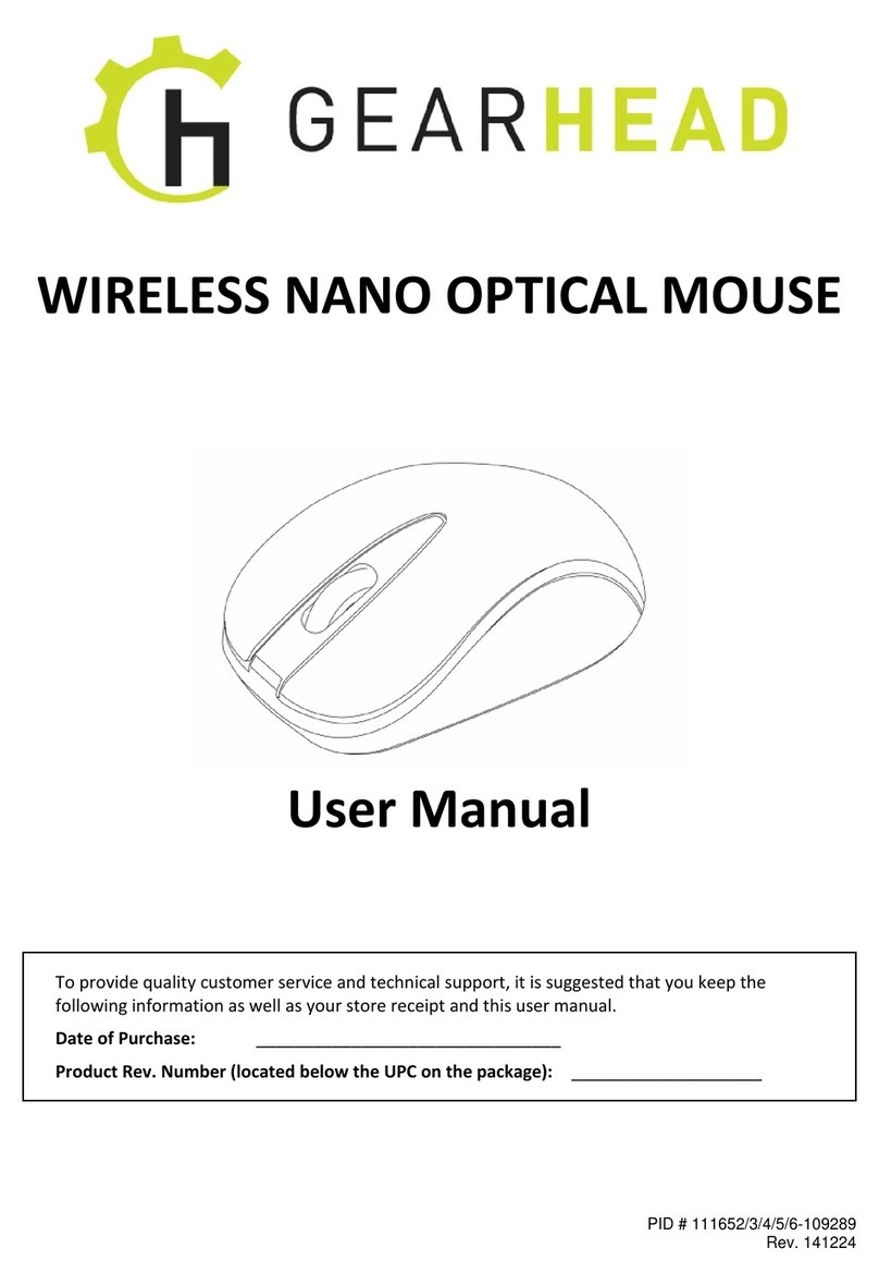 Gearhead MP2000 user manual