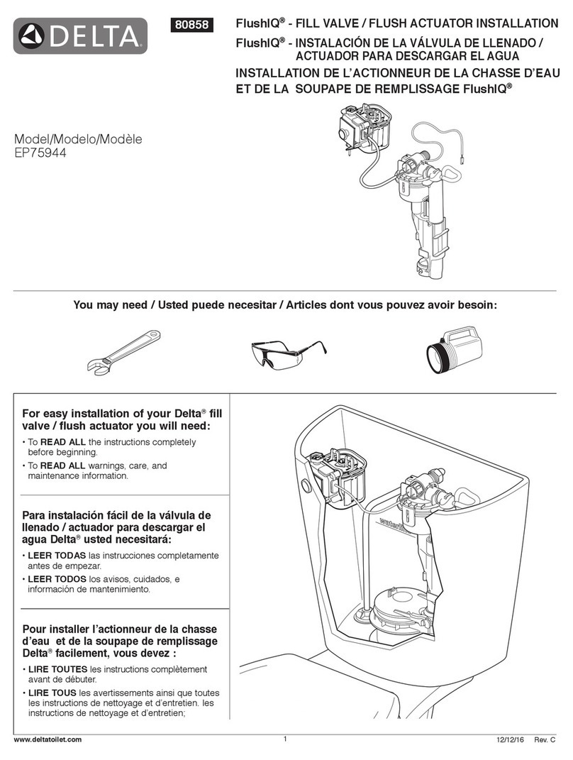 Delta FlushIQ User manual