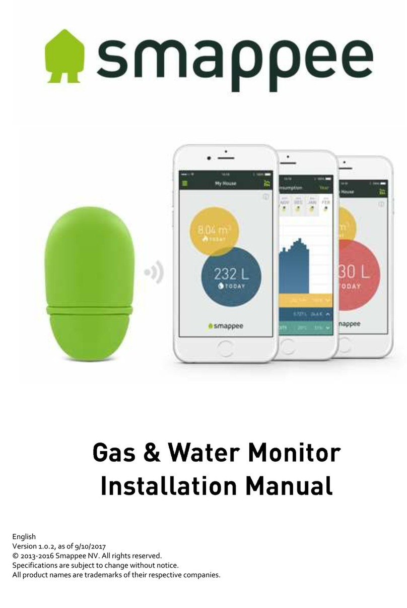 Smappee Gas & Water Monitor installation manual