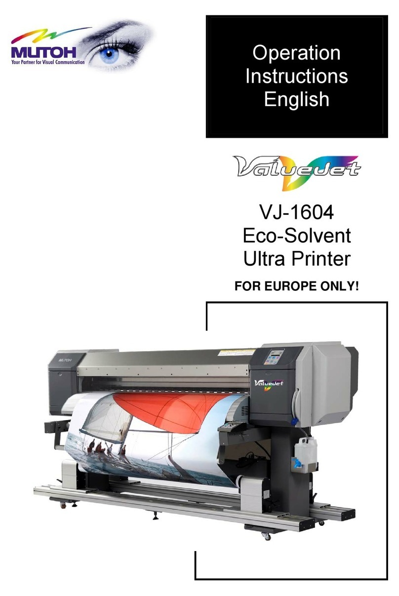 MUTOH ValueJet VJ-1604 User manual