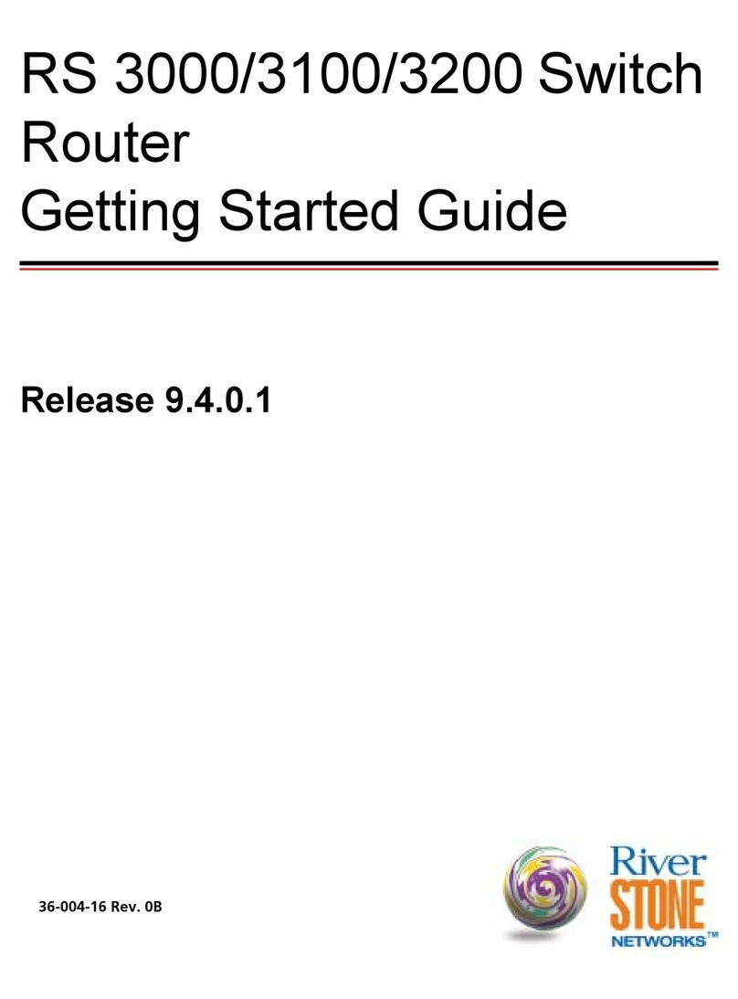 Riverstone Networks RS 3000 User manual Riverstone Networks RS 3000 User manual