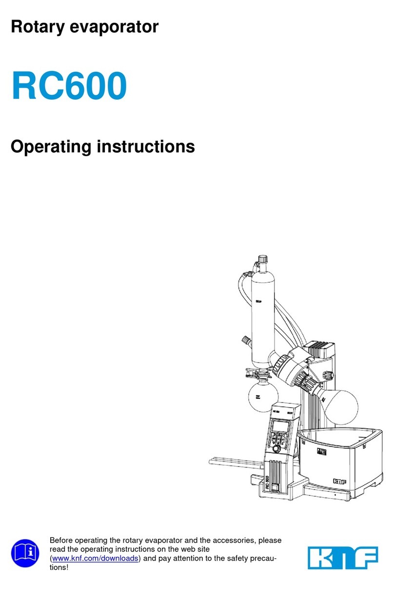 KNF RC600 operating instructions