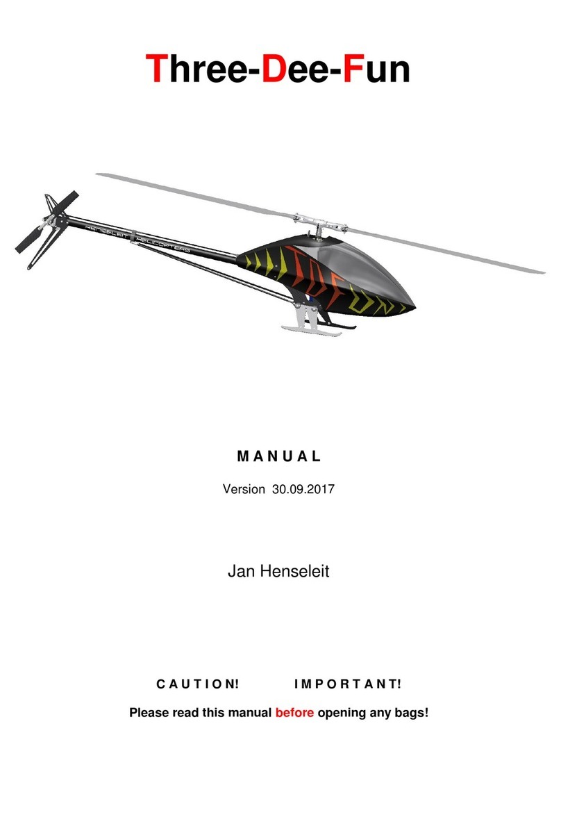 Henseleit Helicopters Three-Dee-Fun TDR-II user manual