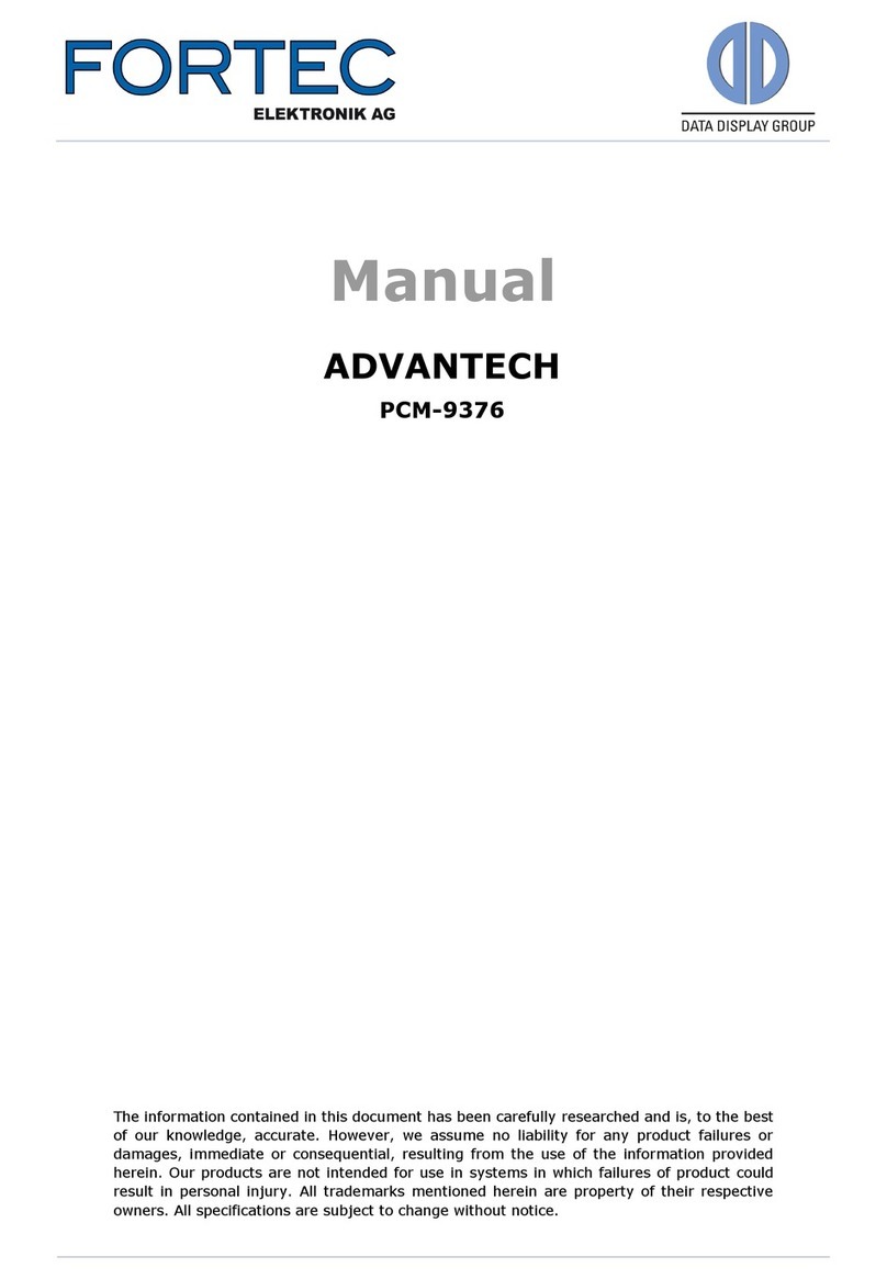 Advantech PCM-9376 User manual