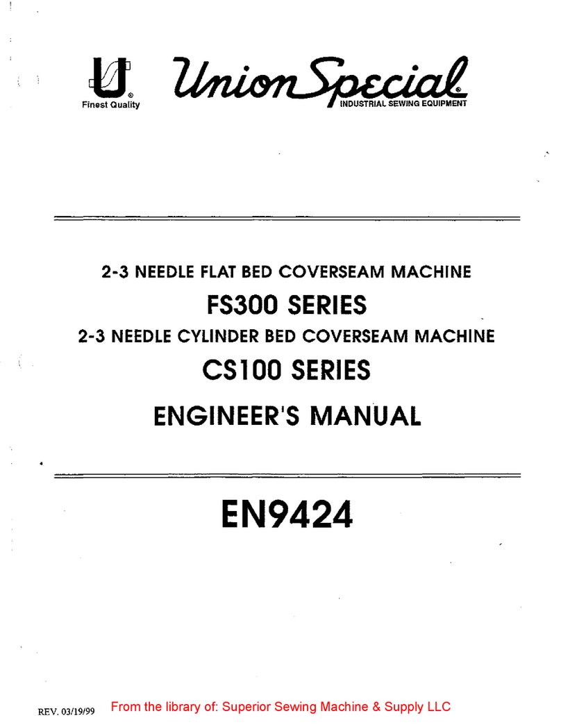 UnionSpecial FS322 Engineer's manual