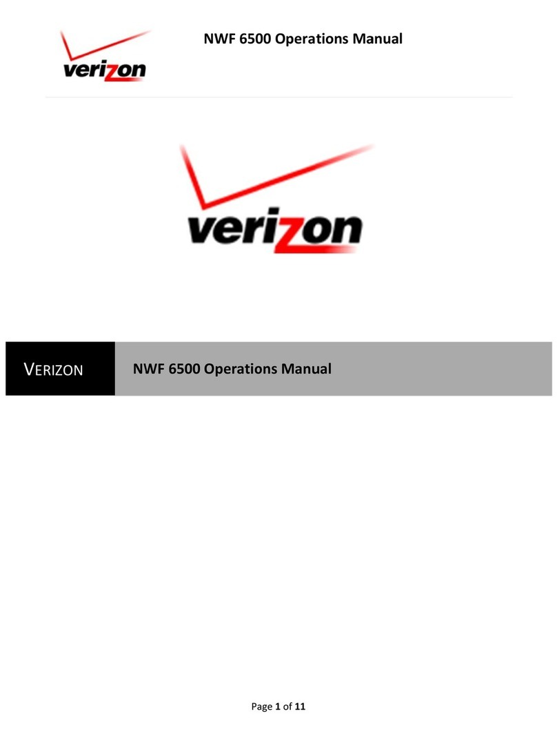 Verizon NWF 650 Operation manual