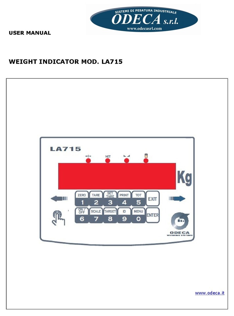 Odeca LA715 user manual