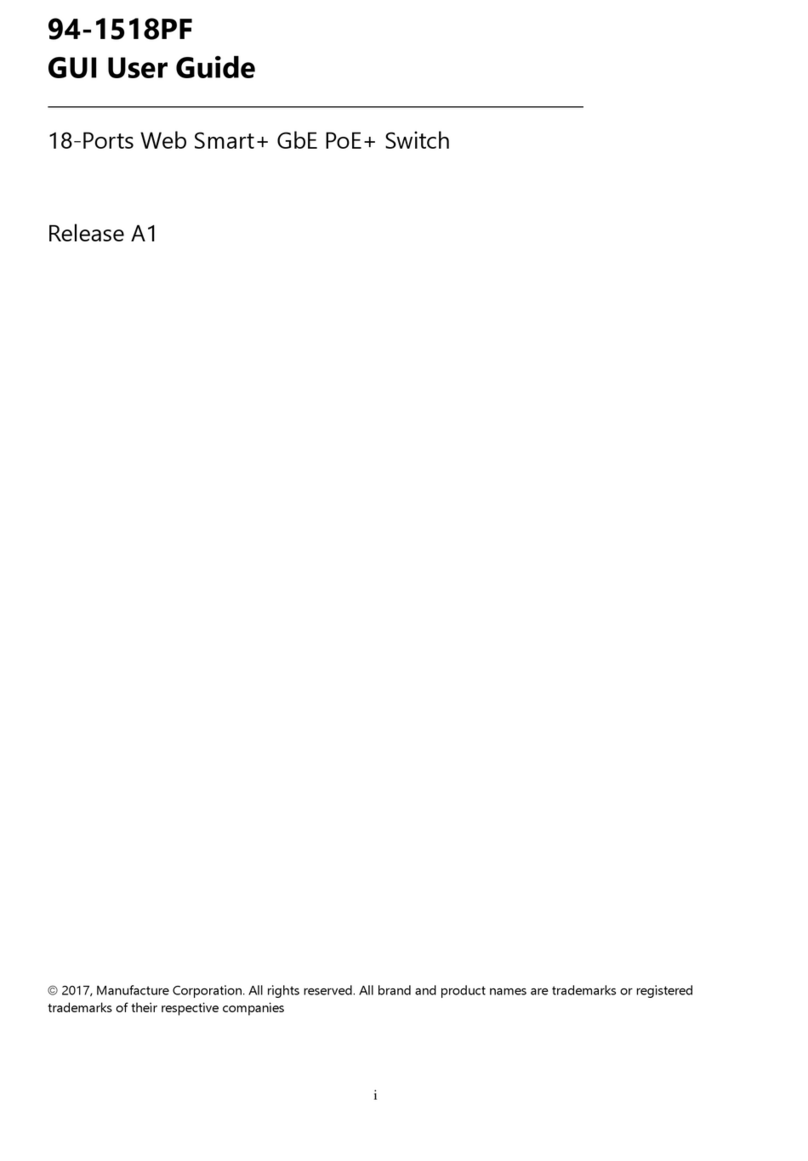 Manufacture Corporation 94-1518PF user guide