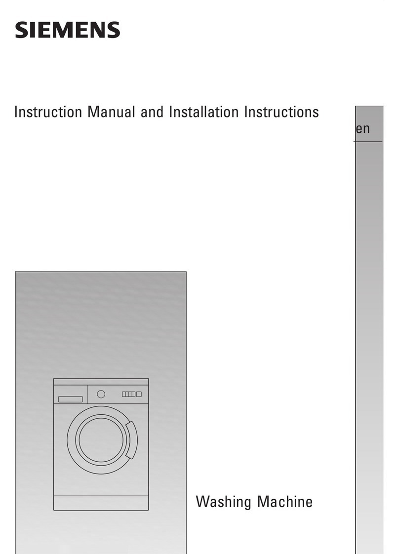 Siemens WXL166AGB Specification sheet