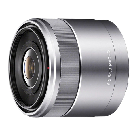 Sony SEL-50F18 User manual Sony SEL-50F18 User manual