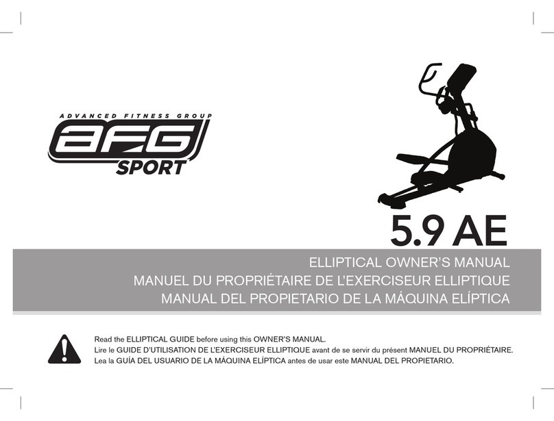 Advanced Fitness Group 5.9 AE owner's manual Advanced Fitness Group 5.9 AE owner's manual