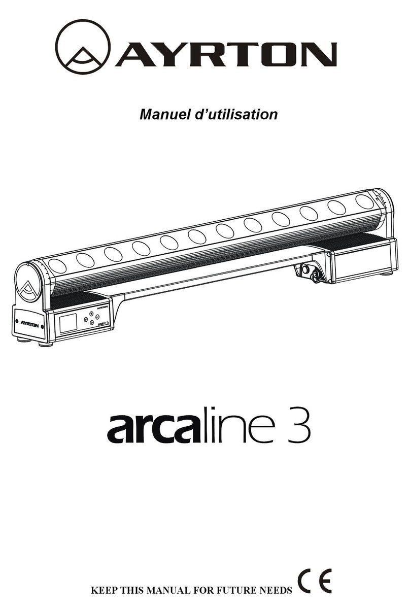 Ayrton Arcaline3 instruction manual