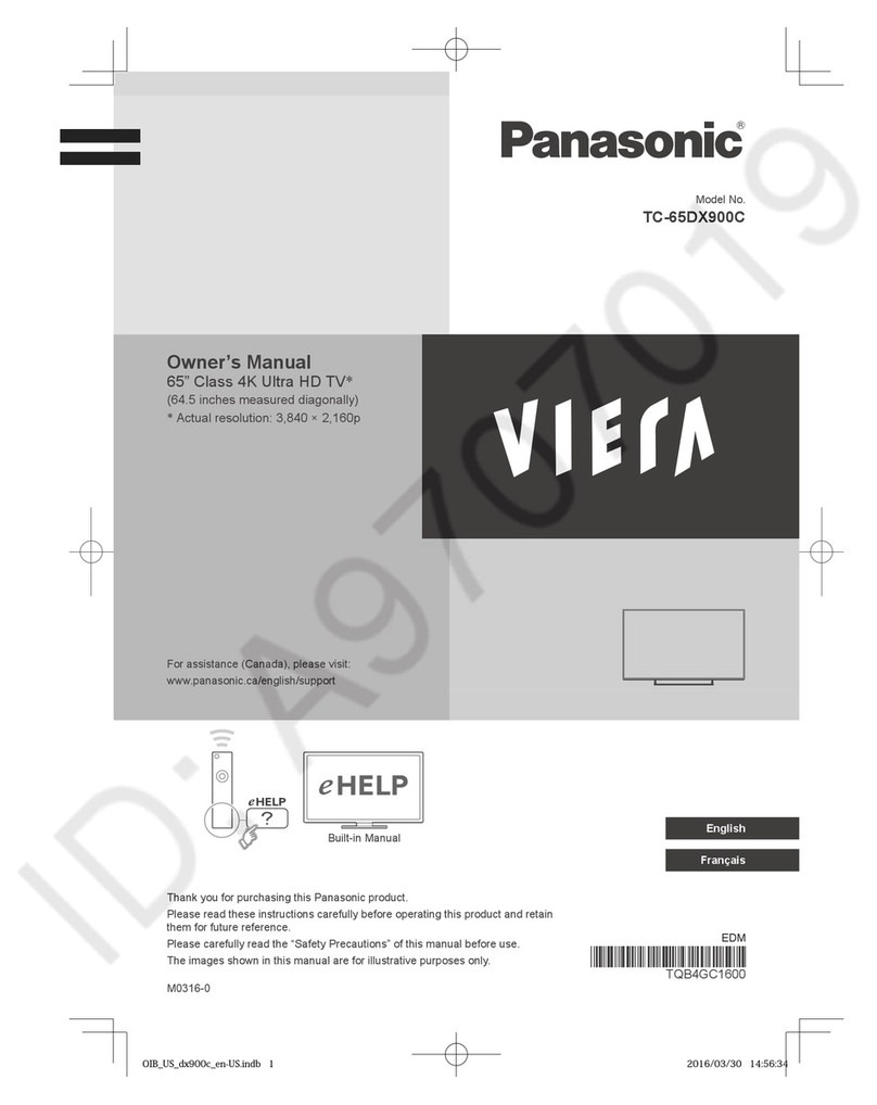 Panasonic VIERA TC-65DX900C User manual