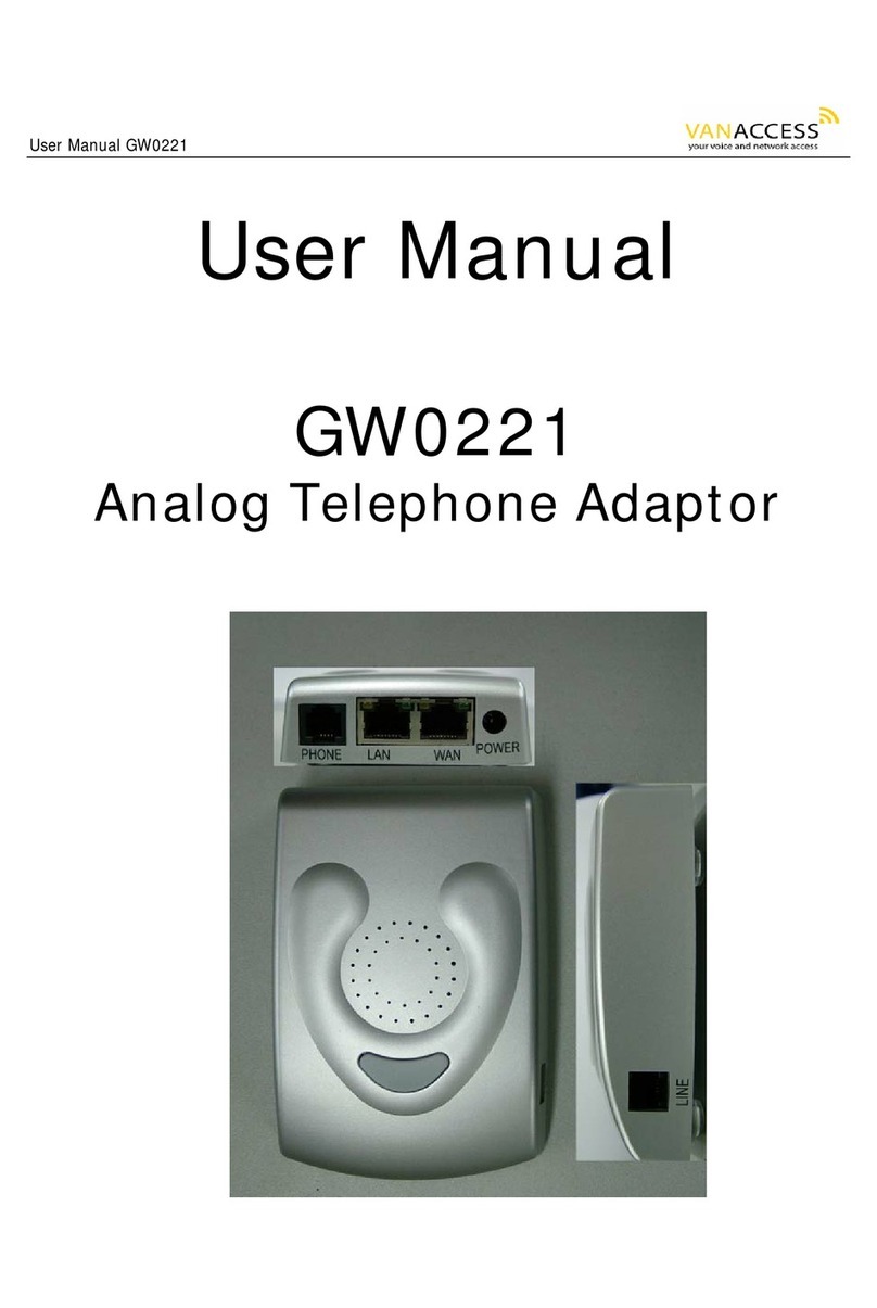 VanAccess GW0221 user manual