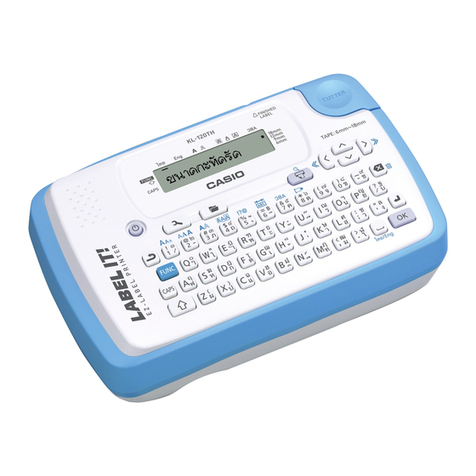 Casio KL-120TH User manual